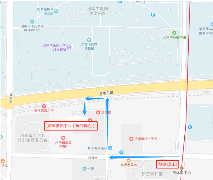 河南中医药大学地图图片